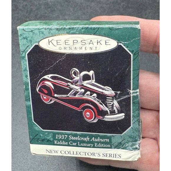 1998 Hallmark Mini Keepsake Ornament 1937 Steelcraft Auburn #1 Series -3D - Picture 1 of 4